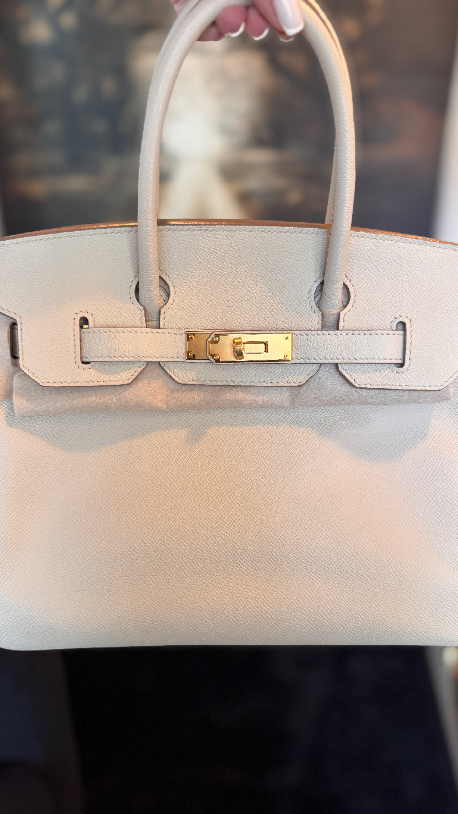Birkin 30 — Craie Epsom