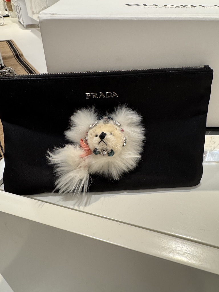 Tessuto Nylon Teddy Bear Pochette