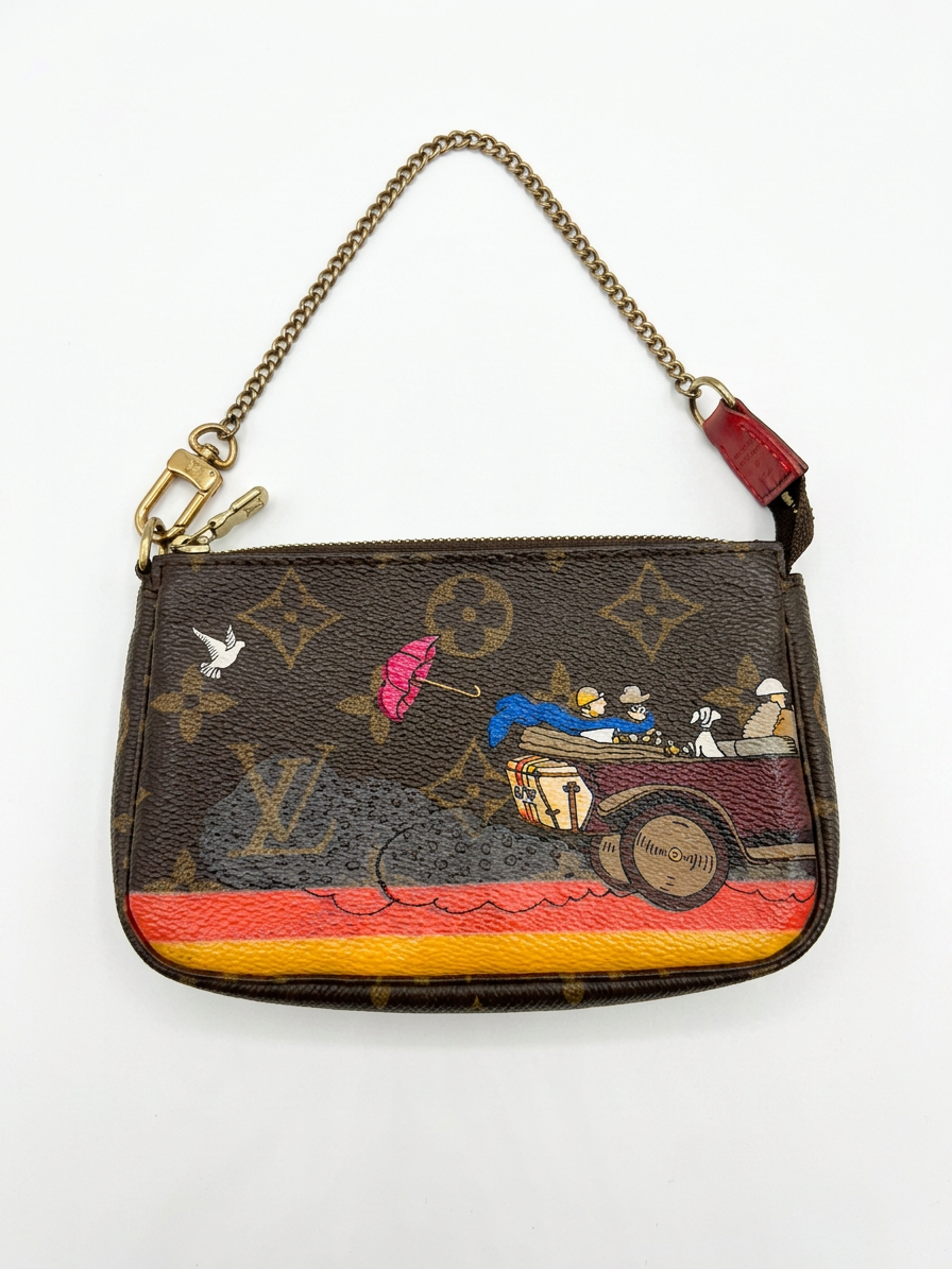 Mini Pochette Accessoires — Vivienne Évasion
