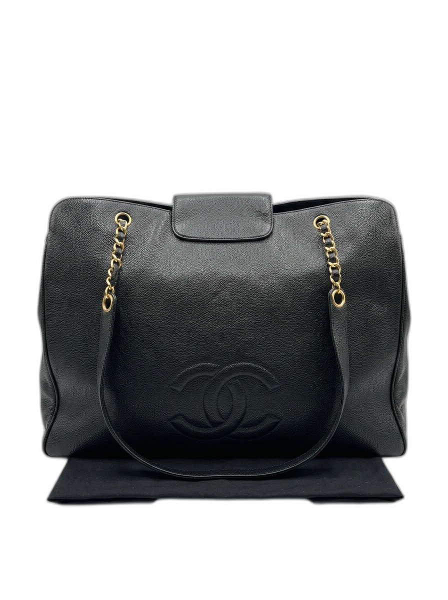 Vintage Supermodel XL Tote — Black Caviar